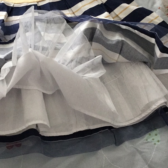 NWT Blue and Gold dress - Picture 4 of 5